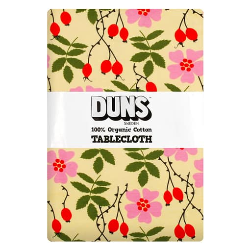 DUNS Sweden tablecloth rosehip