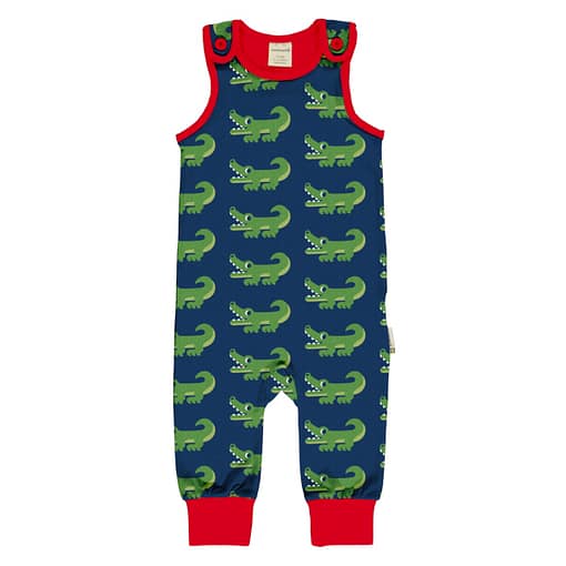 Maxomorra crocodile dungarees
