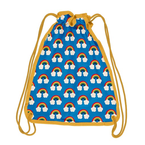 Maxomorra rainbow drawstring gym bag