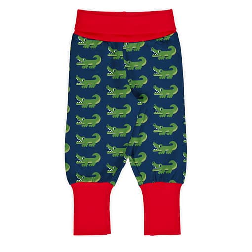 Maxomorra rib pants crocodile