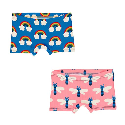 Maxomorra boxer briefs knickers rainbow dragonfly