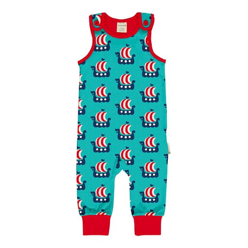 Maxomorra viking ship dungarees