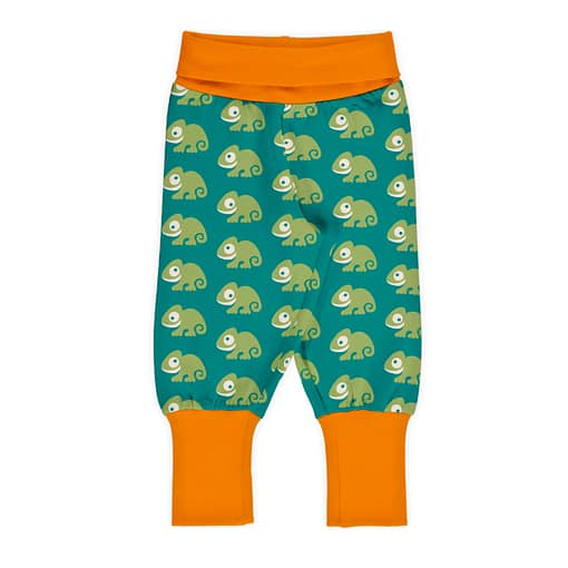 Maxomorra rib pants chameleon