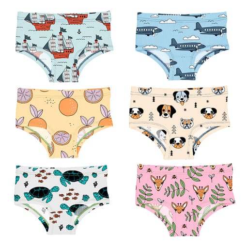 Meyadey hipster knickers plane turtle giraffe