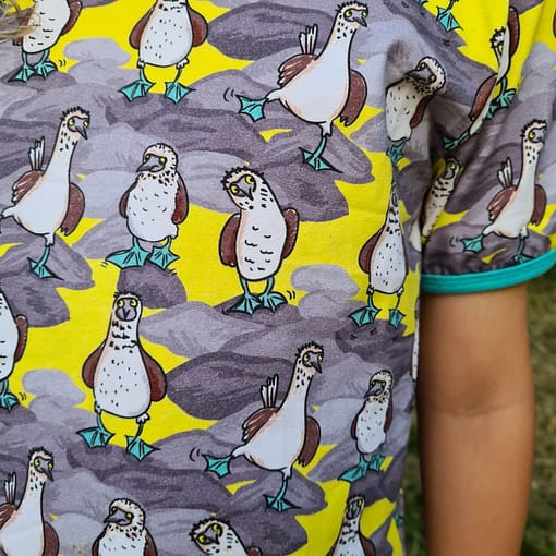 Beb&Ooo blue footed booby t-shirt