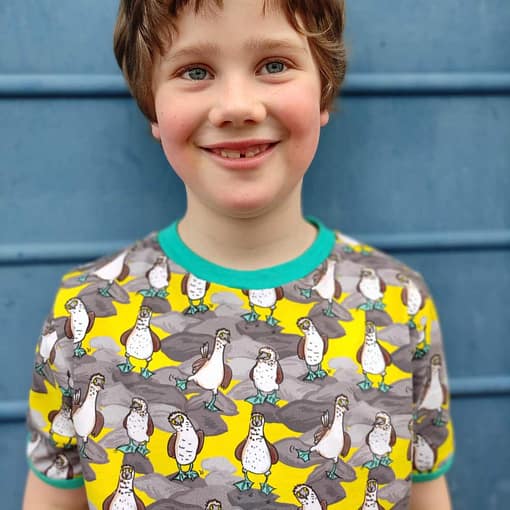 Beb&Ooo t-shirt blue footed boobies