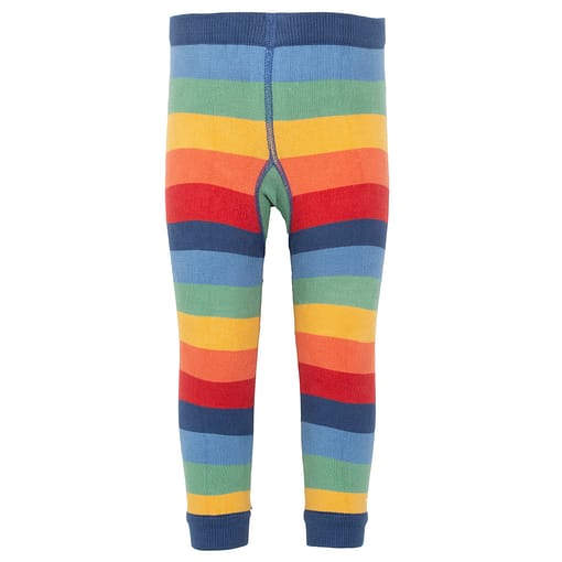 Kite rainbow hedgehog knit leggings in organic cotton - Image 4