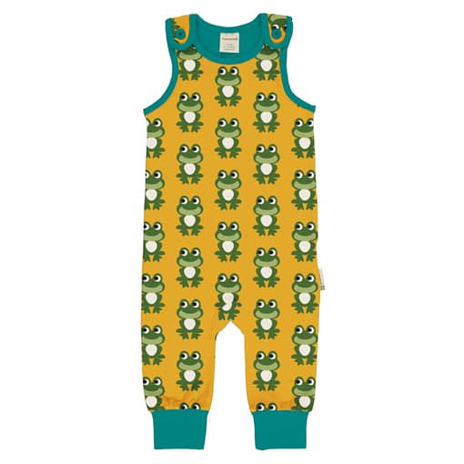 Maxomorra frog dungarees