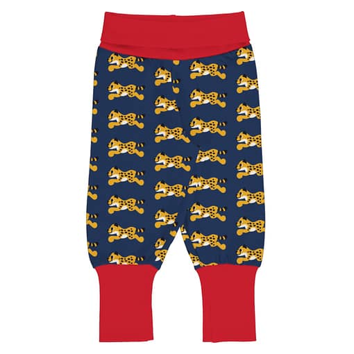 Maxomorra rib pants cheetah