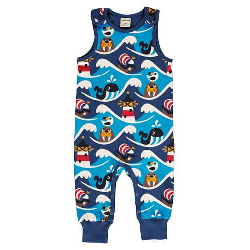 Maxomorra dungarees ocean