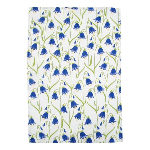 DUNS Sweden tea towel bluebell