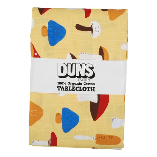 DUNS Sweden tablecloth mushroom yellow