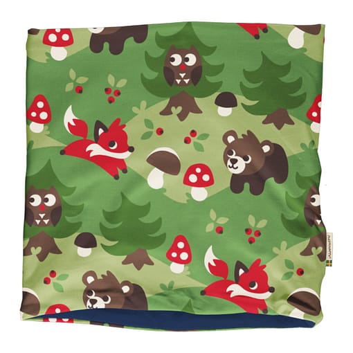 Maxomorra velour tube scarf forest