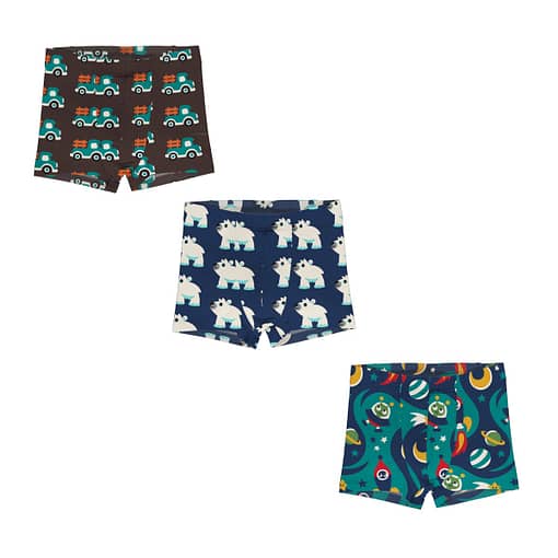Maxomorra boxer shorts polar bear space