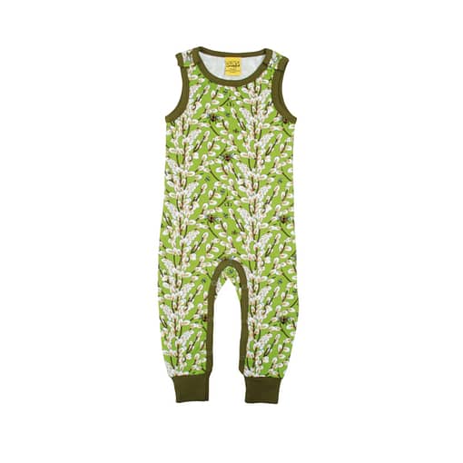 DUNS Sweden willow green dungarees