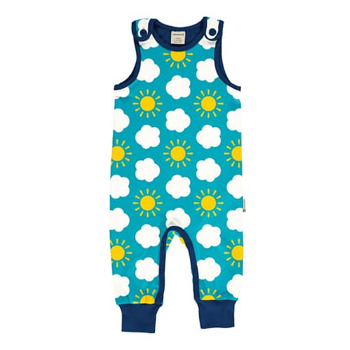 Maxomorra dungarees sky