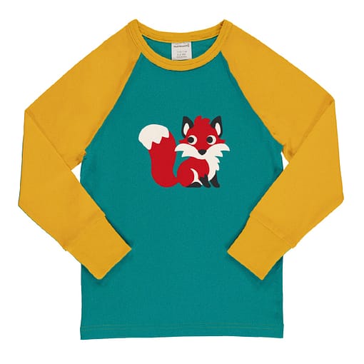 Maxomorra raglan top - fox