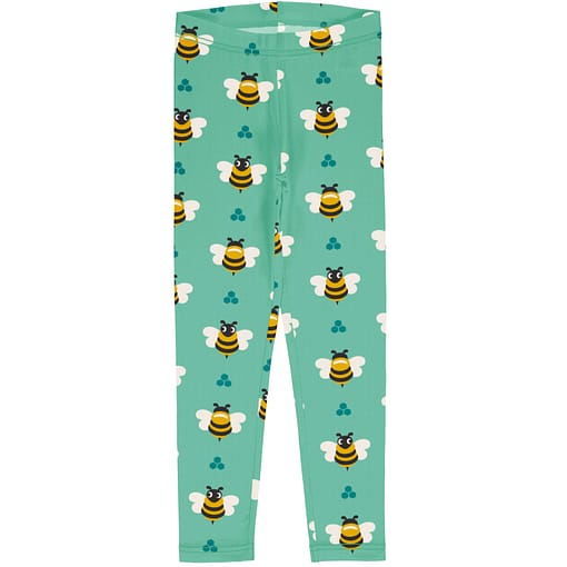 Maxomorra leggings - bee green