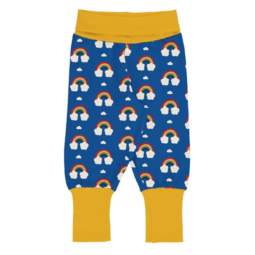 Maxomorra rainbow waist pants