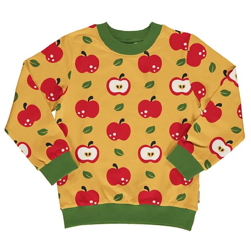 Maxomorra sweater in apple print