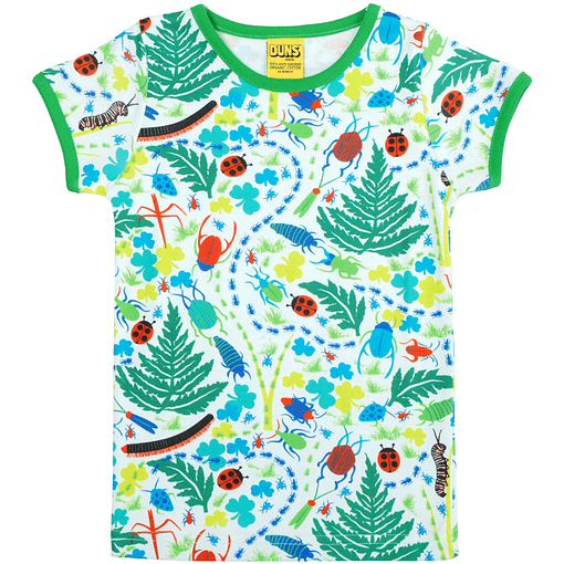 DUNS Sweden bugs print organic cotton t-shirt 1