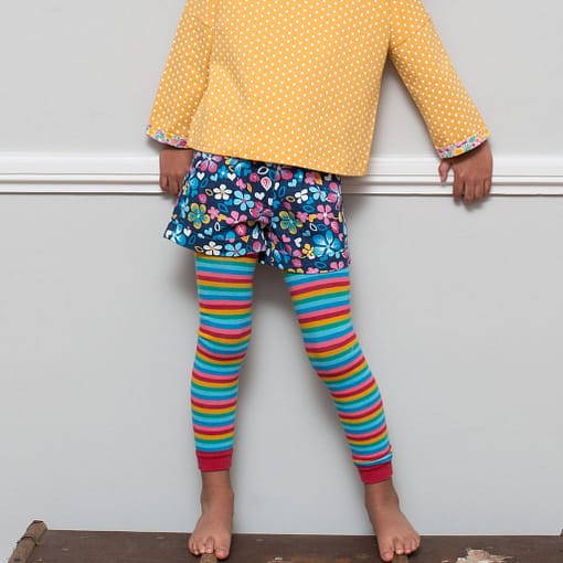 Rainbow leggings in organic cotton by Kite 4
