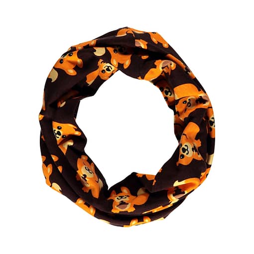 Squirrel organic cotton tube scarf from Maxomorra (Todlle 68/92) 1