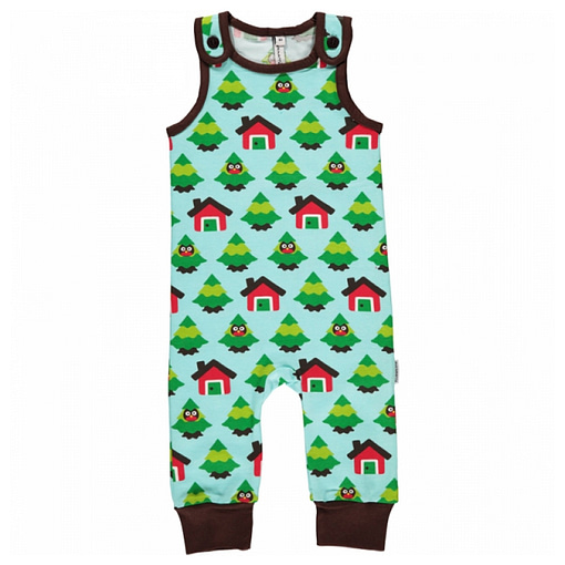 Forest dungarees by Maxomorra in organic cotton 1