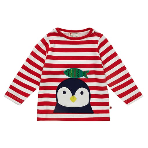 Penguin top by Piccalilly on organic cotton 1