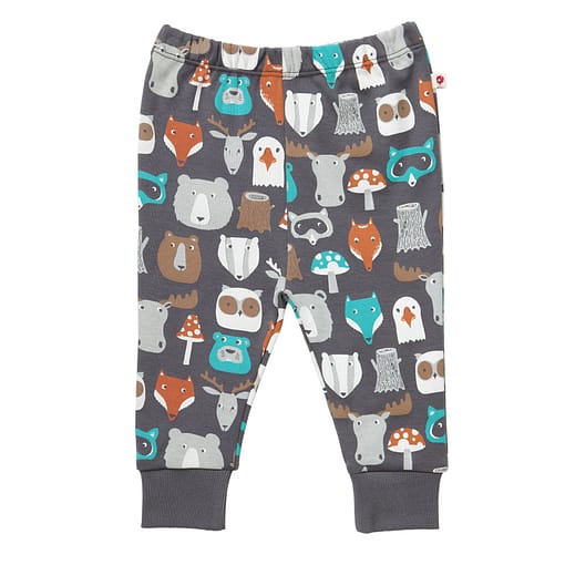Forest friends print leggings by Piccalilly in organic cotton (18-24m 92cm) 1