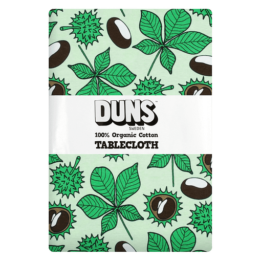 Duns Sweden conkers green tablecloth