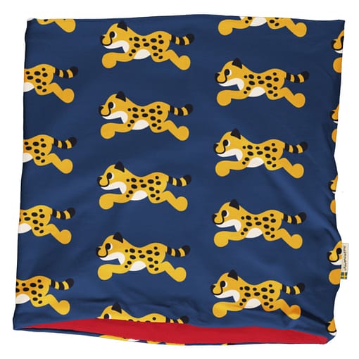 Maxomorra velour neck scarf cheetah