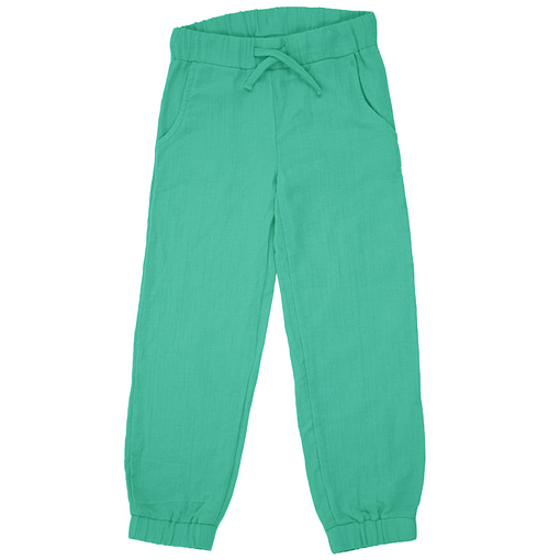 Maxomorra pants muslin green