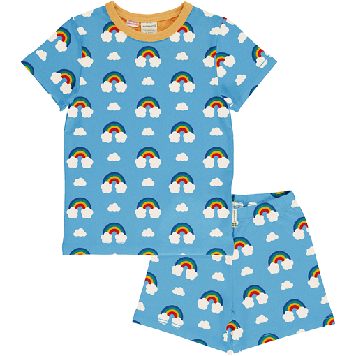 Maxomorra summer pyjamas - rainbow