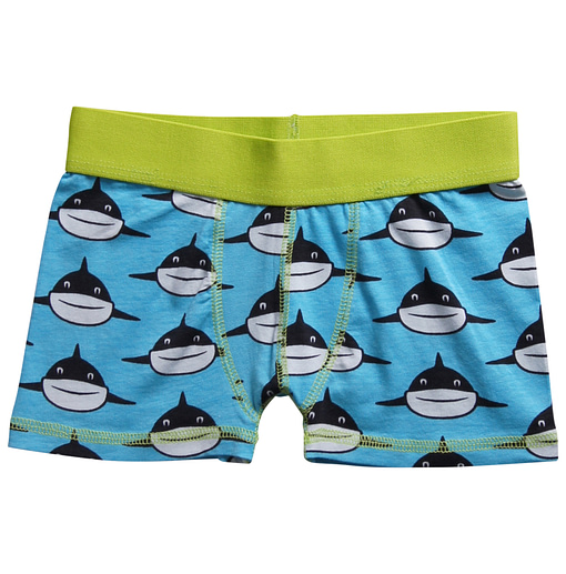 Maxomorra sharks boxer shorts in organic cotton 1