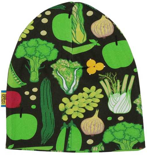 DUNS Sweden organic cotton beanie hat Tomatoes (1-4 years size 49) - Image 5