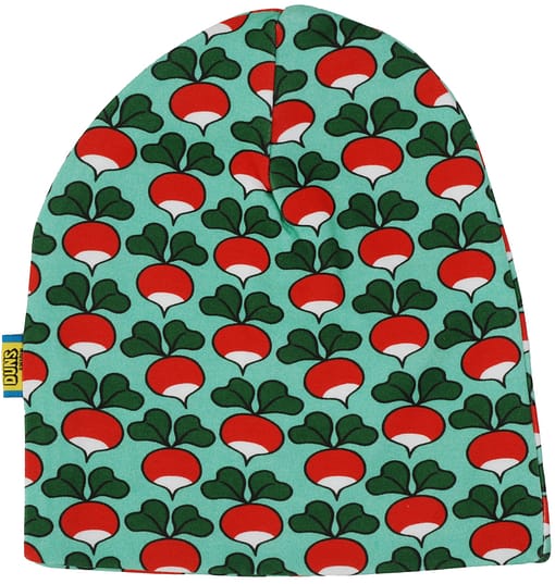 DUNS Sweden organic cotton beanie hat Tomatoes (1-4 years size 49) - Image 4