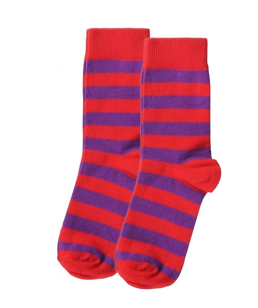 Maxomorra striped organic cotton unisex socks for children - 2 packs 5