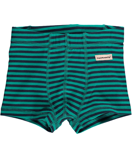 Maxomorra ~ organic cotton children's boxer shorts in stripes (Age 2-4) - Image 3
