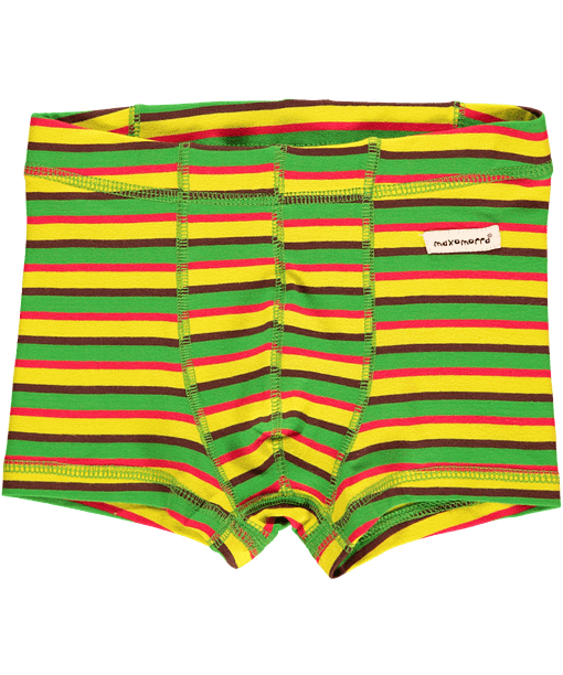 Maxomorra ~ organic cotton children's boxer shorts in stripes (Age 2-4) - Image 5