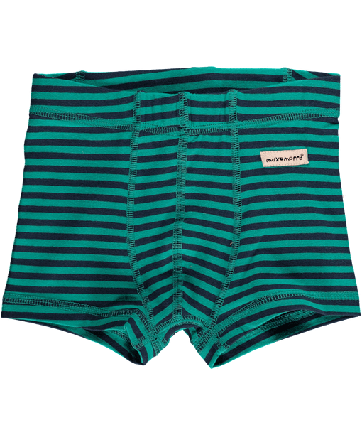 Maxomorra ~ organic cotton children's boxer shorts in stripes (Age 2-4) 2
