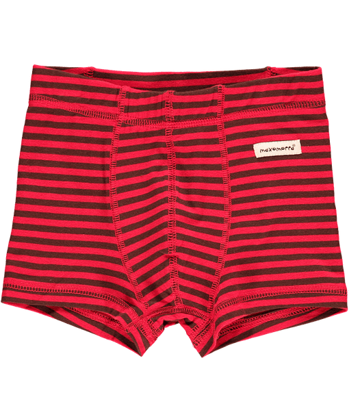 Maxomorra ~ organic cotton children's boxer shorts in stripes (Age 2-4) 3