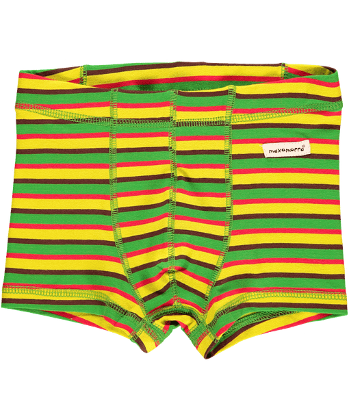 Maxomorra ~ organic cotton children's boxer shorts in stripes (Age 2-4) 4