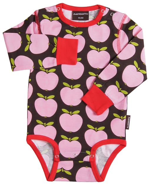 Organic long sleeve baby vest