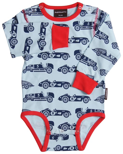 Organic long sleeve baby vest