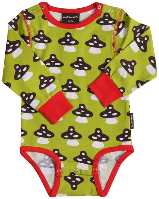 Organic long sleeve baby vest