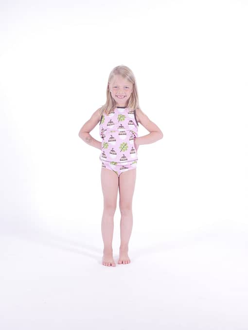 Maxomorra ~ acorn organic cotton sleeveless vest (98-104cm Age 2-4) - Image 3