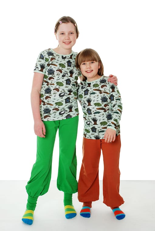 More than a Fling plain autumn glaze brown baggy joggers (4-6 years) - Image 4