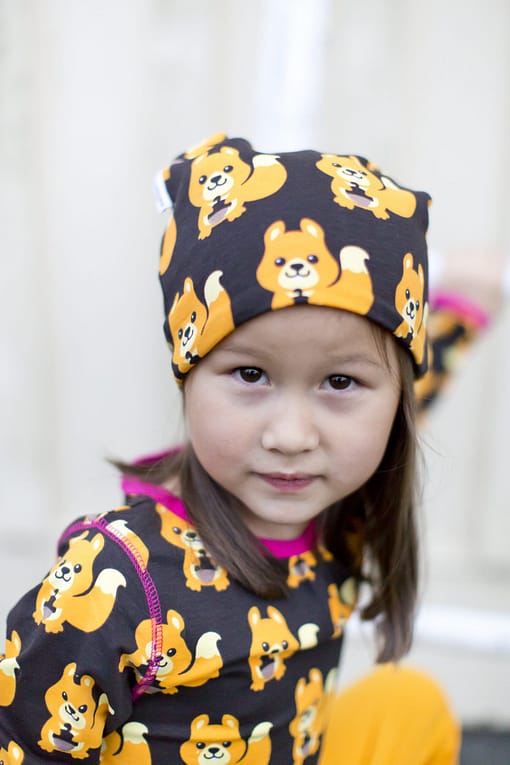 Squirrel organic cotton long sleeve dress from Maxomorra (92cm 18-24m) - Image 5