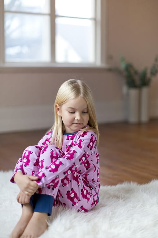 Maxomorra organic cotton pyjamas in unicorn design (110-116cm Age 4-6) - Image 4